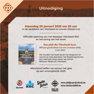 Uitnodiging opening feestjaar